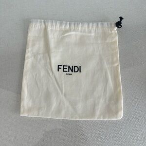 FENDI Black Fabric Dust Sleeper Pouch